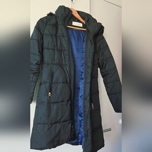 Tahari Women's Black Quilted Coat